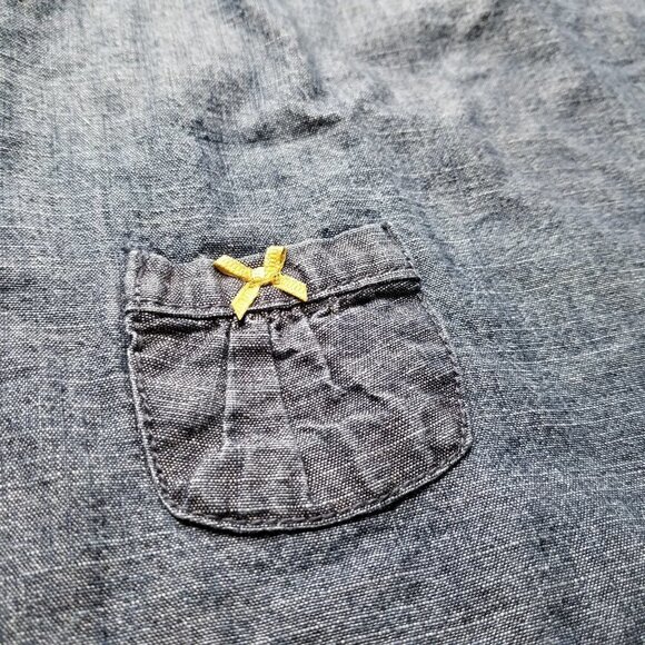 4/$25 Carter's Denim Chambray Halter Tunic Dress - Picture 2 of 6